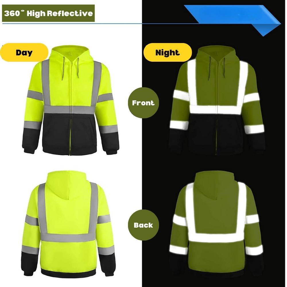 Hi Vis Hoodie (Medium): image 2