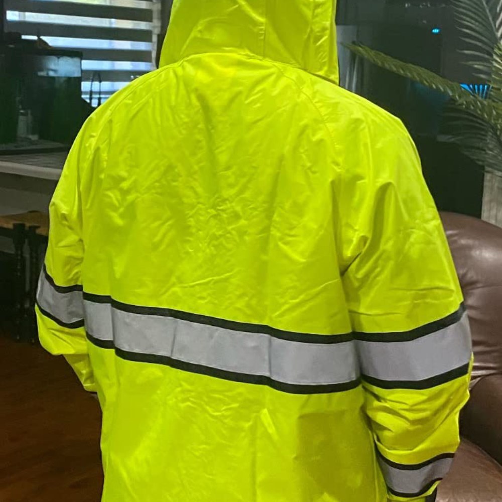 High Vis Rain Jacket (Small): image 6